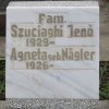 Szuciaghi Jenoe 1929 Naegler Agneta 1926 Grabstein